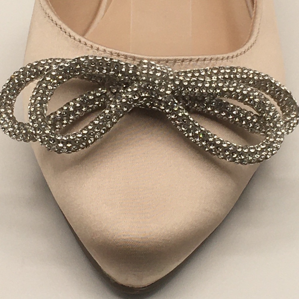 JONES NEW YORK Satin Bow Tie Slingback Flats (Quentina) - Picture 4 of 9